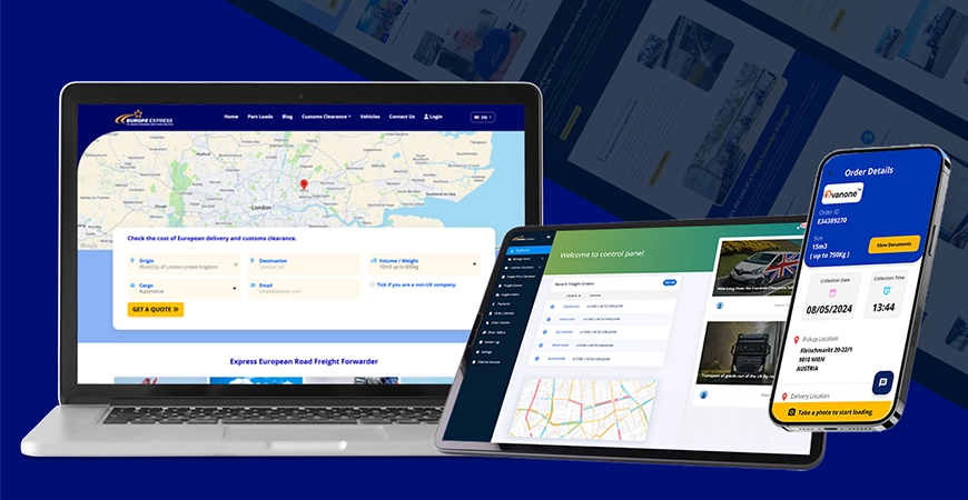 VanOne website & web system